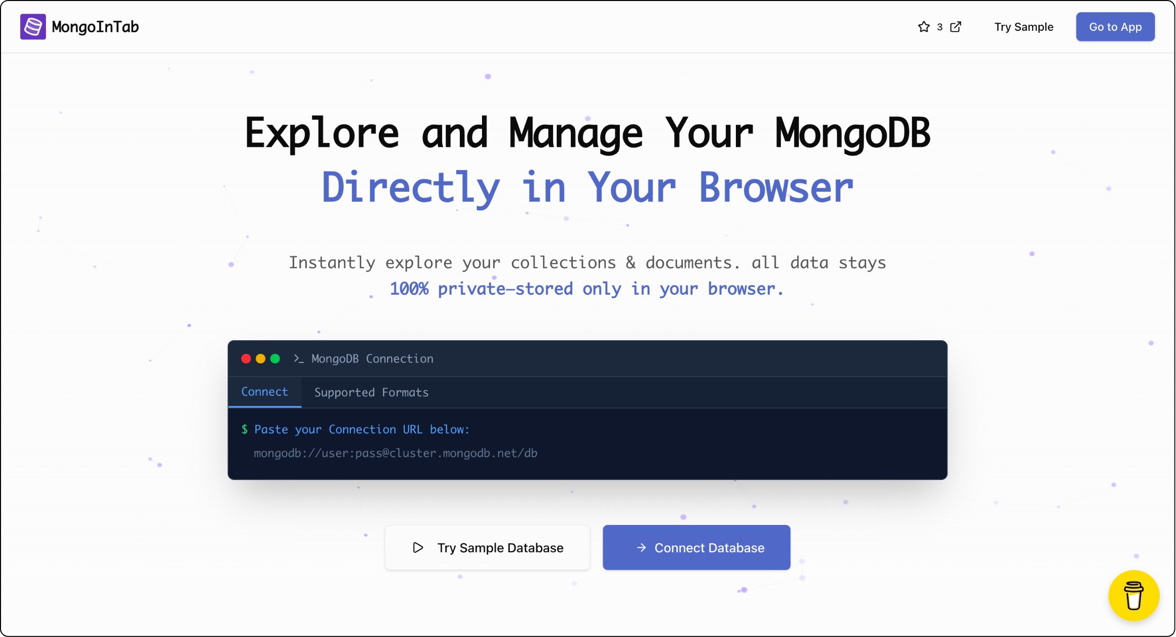 MongoInTab Screenshot